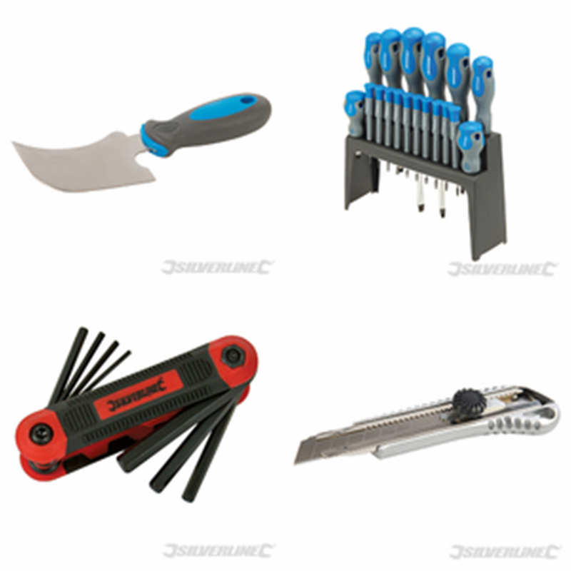 Silverline Knives, Screwdrivers & Hex Key