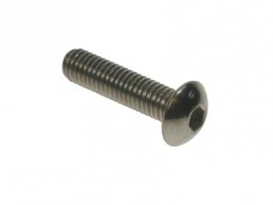 Button Hex Drive Socket Screws Steel Zinc Plated