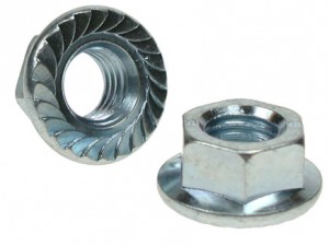 Serrated Flange Nuts gr.8 Steel Zinc Plated