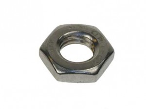 Hex Half Lock Nuts Gr.4 Steel Zinc Plated
