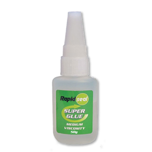 Rapidseal Medium Viscosity 50gram Superglue - 25 Per Box 