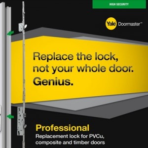 Doormaster Professional Replacement Lock for PVC/Timber/Comp Doors