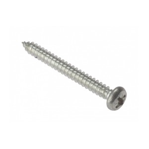 Rec Round Head Hardened Twinthread Zinc