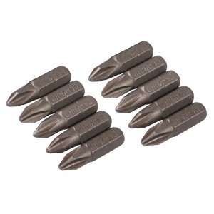 PH1, PZ1, PZ3 - 25mm Driver Bits Pack of 10