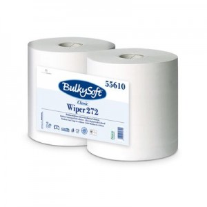 White Classic Wiper Bulkysoft Micro Embossed 2 Ply - 2 Per Pack