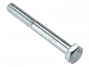 Hex Head Bolt Part Thread 8.8gr Carbon Steel Zinc