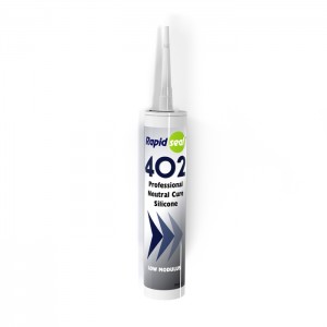 N402 Ral 9016 Bright PVC White Silicone Sealant - Box of 25