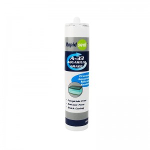A33 Aquarium Marine Silicone Sealant Black 
